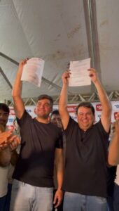 Marreca Filho e Juscelino Marreca garantem novas obras em Santa Luzia