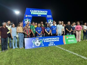 Abertura do campeonato Pinheirense 2025, foi marcada por linda festa na noite desta sexta-feira