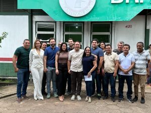 Prefeito André da RalpNet acompanha mutirão de cirurgias de Catarata, neste sábado no Hospital Antenor Abreu em Pinheiro