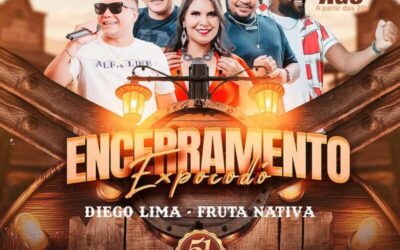 Encerramento da ExpoCodó 2025 reúne grande público e muito forró com Diego Lima e Fruta Nativa!