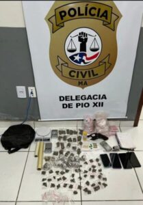 Polícia Civil do Maranhão efetua prisões por homicídio e tráfico em operação em Pio XII