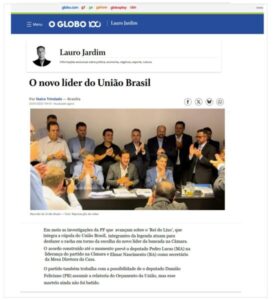 Lauro Jardim, de O Globo, crava Deputado Pedro Lucas como próximo líder do União Brasil na Câmara Federal