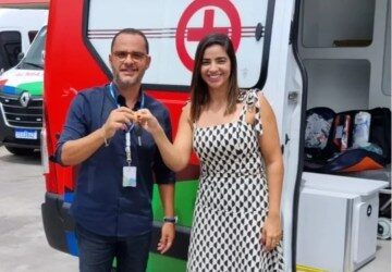 Deputada Daniella em parceria com governo do estado viabiliza nova ambulância para Hospital Macrorregional de Presidente Dutra