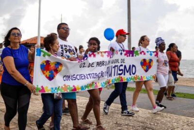 Rodrigo Lago participa de ‘Caminhada da Conscientização do Autismo’ na Avenida Litorânea