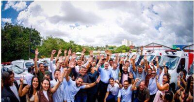 Com foco no municipalismo, Brandão entrega 71 novas ambulâncias e mais 40 viaturas para a Polícia Militar