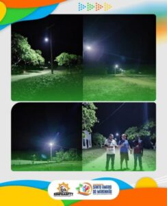 Povoados de Santo Amaro do Maranhão recebe nova iluminação pública