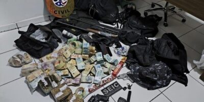 Polícia Civil do Maranhão confirma três mortes e meio milhão recuperados em operação contra grupo que atacou carro-forte