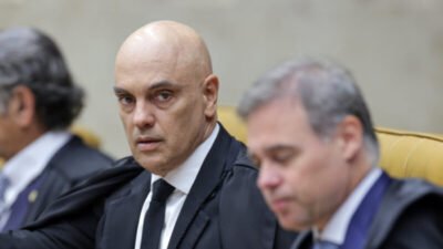 O deus do Brasil!!! Moraes chama de “patética” tentativa de intimidação ao STF