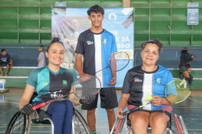Atletas do COP de Samambaia vão disputar Campeonato Brasileiro de Parabadminton com apoio do Compete Brasília