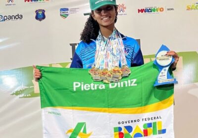 Pietra Diniz brilha na Copa Amazônia Internacional com 13 ouros, recorde absoluto e troféu de melhor índice técnico
