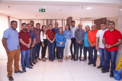 Iracema Vale recebe comitiva de vereadores em Imperatriz