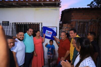 Em um único dia, prefeito Fred Campos entrega UBS reformada e climatizada, inaugura 11 ruas pavimentadas e lança nova obra em Paço do Lumiar