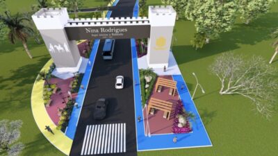 Prefeito Jones Braga investe mais de R$ 1 milhão para transformar a entrada de Nina Rodrigues com a nova ciclovia
