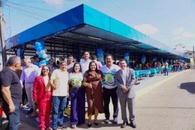 Prefeito Raimundinho Audiolar inaugura Praça de Alimentação da Rodoviária em Presidente Dutra
