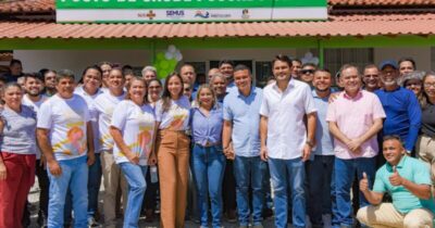 Deputado Juscelino Filho e prefeito Luís Fernando em dia de entregas importantes para Humberto de Campos