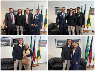 Em Brasília, Veneziano recebe Prefeitos de Alagoa Grande, Passagem, Mari e Desterro, que reafirmam gestos de continua parceria com o Senador