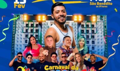 Pré-carnaval de Pinheiro acontece do dia 15, na Praça São Benedito