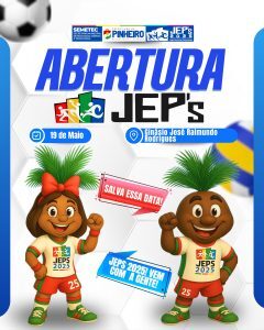 Gestão André da RalpNet resgata o JEP’S que terá abertura oficial na próxima segunda-feira (19), em Pinheiro