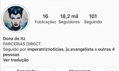 Polícia Civil identifica administradores do Instagram Dona de Itz