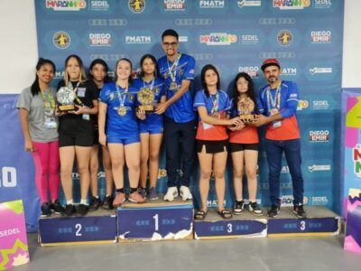 Tuntum brilha no JEMs e conquista ouro e prata no tênis de mesa por equipes