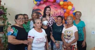 Prefeita Fabiana Mendes promove a 1°Tardezinha Festiva para a Melhor Idade.