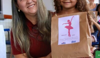 Prefeita Etelvina entrega kits de balé para crianças no povoado Santo Antônio e reforça incentivo à cultura de Igarapé Grande