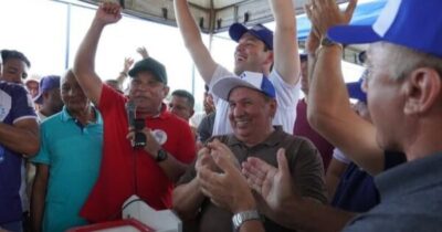 SANTA RITA INAUGURA NOVO CRAS E ENTREGA QUADRA POLIESPORTIVA.