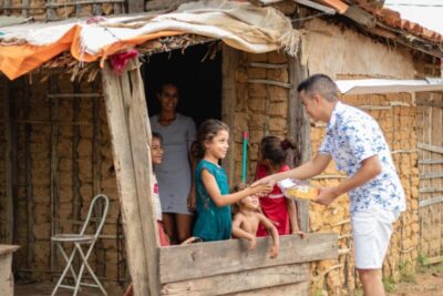Jovem realiza Páscoa Solidária em Bom Jesus e Buriticupu no Maranhão