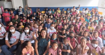 Prefeita Fabiana Mendes realiza "Semana Saúde na Escola" na sede municipal.
