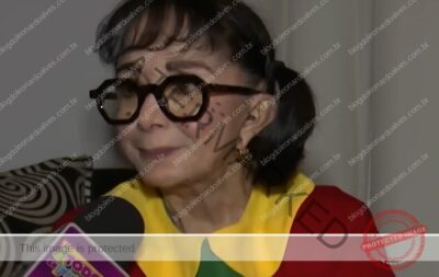 María Antonieta de las Nieves, a Chiquinha, é internada após crise de ansiedade