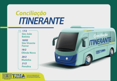 TJMA realiza Conciliação Itinerante de 17 a 21/2 em 5 cidades da Baixada Maranhense