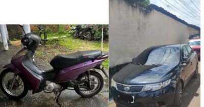 POLÍCIA MILITAR RECUPERA DOIS VEÍCULOS COM REGISTRO DE ROUBO EM SANTA HELENA