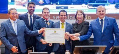 Alema homenageia Cassiano Pereira Junior com Título de Cidadão Maranhense e Medalha Manuel Beckman