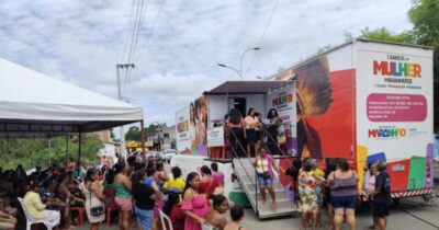 SECRETARIA DA MULHER REALIZA ATENDIMENTOS COM VÁRIAS ESPECIALIDADES MÉDICAS NA CARRETA DA MULHER MARANHENSE