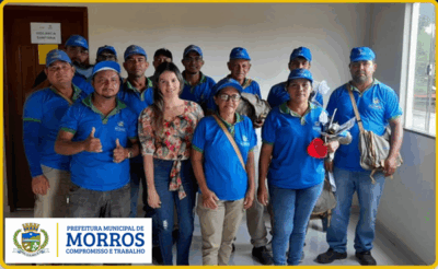 Prefeitura de Morros entrega fardamento, e todo o material de campo para os Agentes de Combate às Endemias