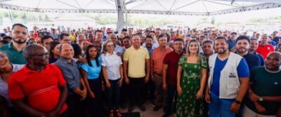 Em Bequimão, Governo entrega obras na área da educação e cidadania e vistoria construção de estrada