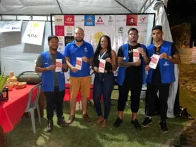 Blitz educativa conscientiza barraqueiros e donos de bares e restaurantes durante o festejo do divino em Alcântara