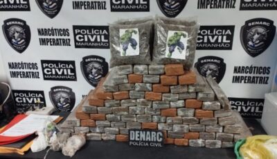 Polícia prende 4 pessoas e apreende 70 kg de drogas