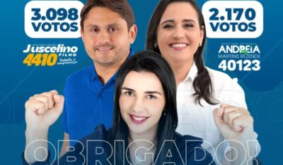 Prefeita Fabiana dá votação histórica para deputados.