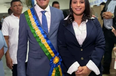 Passagem Franca:  Um novo tempo, Chicão da Parabólica  toma posse como prefeito e Camila Guimarães, como vice-prefeita