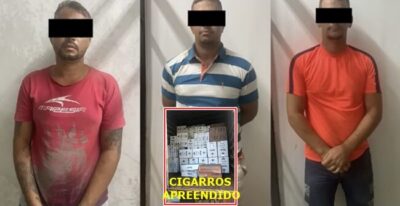 Polícia Militar prende três e apreende carga de cigarros em povoado de Axixá