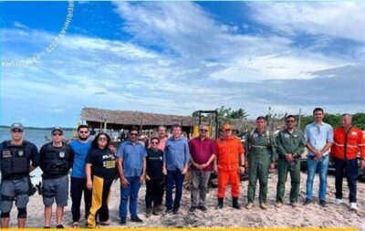 Prefeito de Barreirinhas, Amílcar Rocha reuniu as forças de segurança e Defesa Cívil, sobre incêndio em barracas em Atins