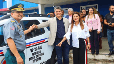 SSP/MA Implanta o serviço da Patrulha Maria da Penha em Codó e CMT geral entrega viatura