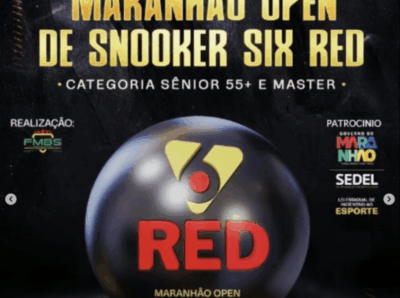 Campeões brasileiros e regionais de sinuca competirão no 3º Maranhão Open de Snooker Six Red