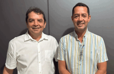 Prefeito de Cajari e alguns vereadores com Hilton Gonçalo para o Senado