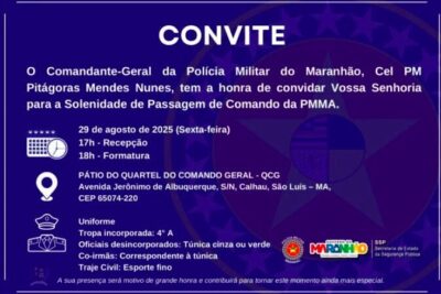 Coronel Wallace Amorim assumirá o comando da PM do MA