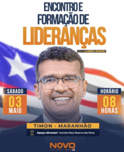 Lahesio Bonfim visita Timon neste sábado, dia 03 de maio