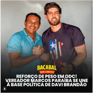 Vereador Marcos Paraíba se une a base politica de Davi Brandão