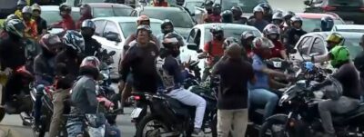 Em protesto, motociclistas de aplicativo voltam a protestar no trânsito em São Luís