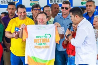 Governador Brandão e Calvet Filho entregam juntos benéficos nos 402 anos de Rosário